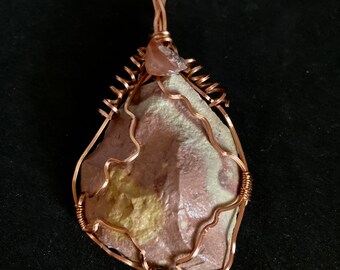 Desert Jasper crystal pendant