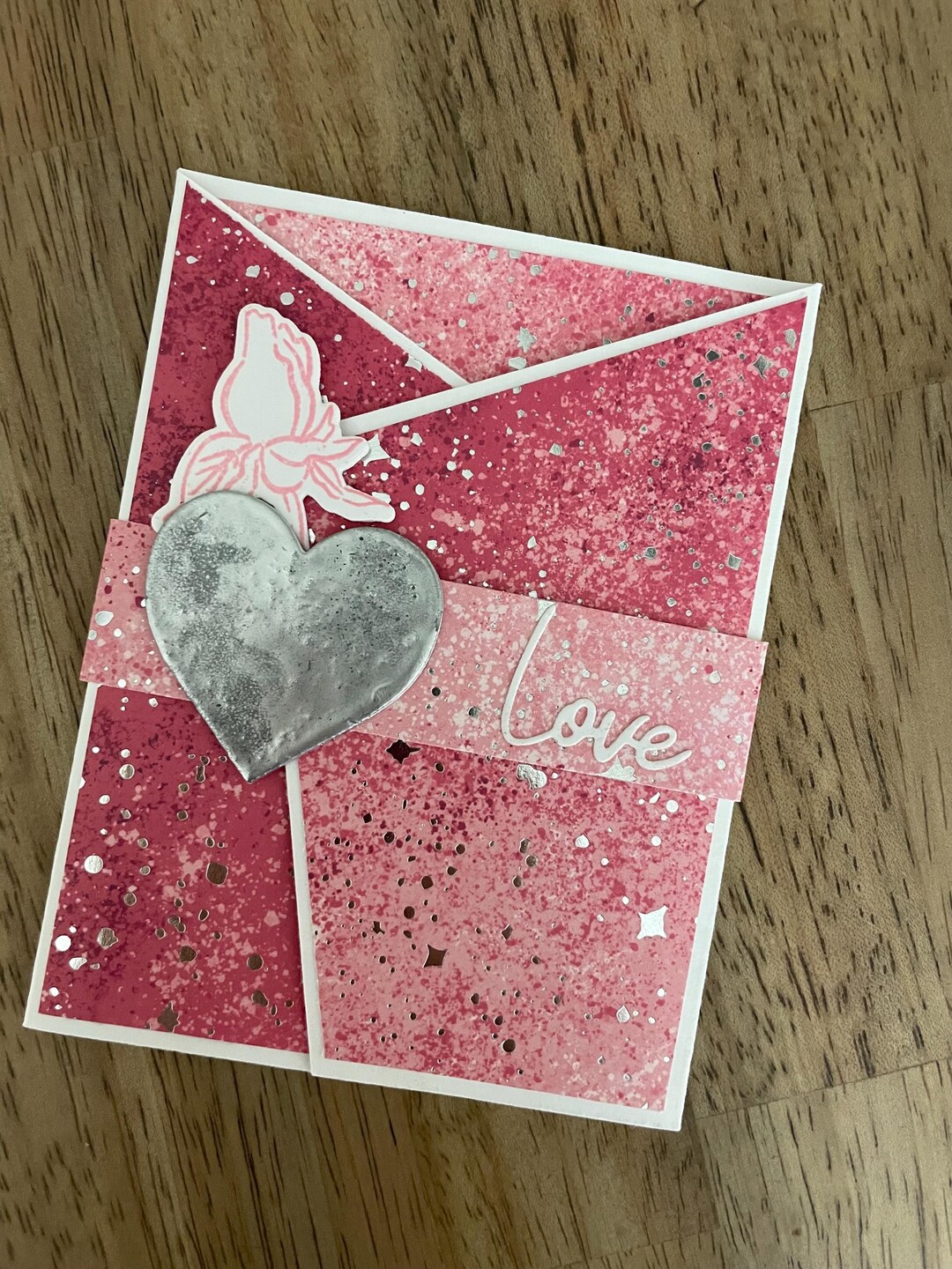 Love Valentine Heart Blank Greeting Card - Etsy