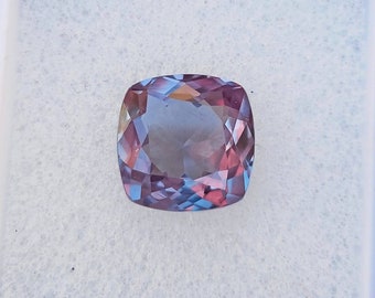 Coussin en alexandrite aux couleurs changeantes, pierre de naissance du mois de juin pour votre bague et fabrication de bijoux personnalisés, taille 9 mm