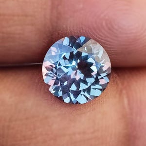 Alexandrite Ring Size Loose Gemstone,Round Shape Color Change June Birthstone For Personalized Jewelry