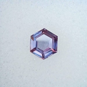 Alexandrite Loose Genstone, Hexagon Cut June Birthstone, Color Changing Stone For Her Ring & Personalized Jewelry Making Supply