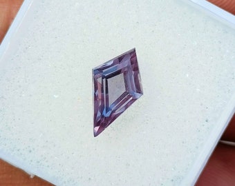 Kite Cut Alexandrite Loose Stone: Color Change Gemstone, June Birthstone