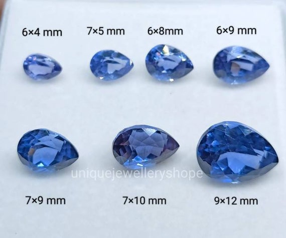 Alexandrite Pierre précieuse en vrac Changement de couleur à la lumière du soleil 4,4 carats Forme ovale Guérison Chakra AAA+, Alexandrite synthétique