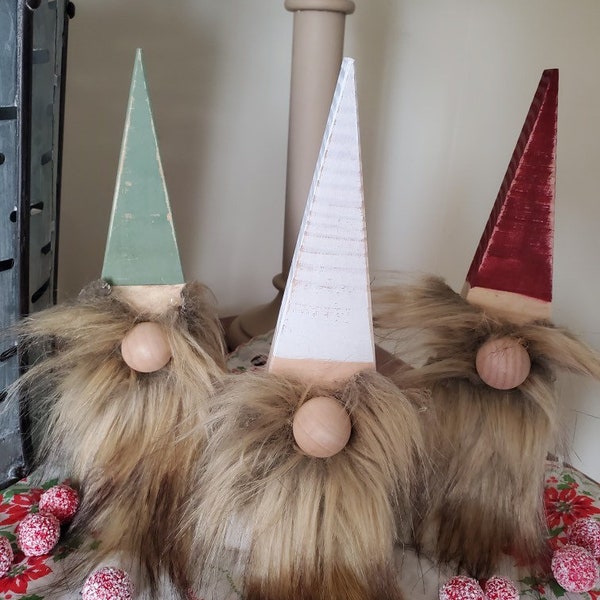 Wooden Gnomes - Etsy