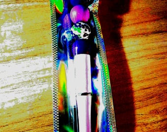 Beaded Ballpoint Pen with Floral Accent – Refillable Writing Tool