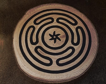 Hecate Altar Plate - Hecate, Witchcraft, Handmade, Altar, Offering