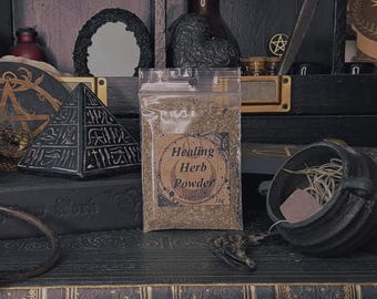 Healing Herb Powder - Magical Powders and Herbal Blends, Magic, Witchcraft, Voodoo, Hoodoo, Rituals