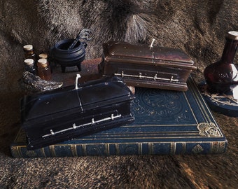 Coffin Candle - Coffin, Coffin Candle, Ritual, Witchcraft, Multiple Colors, Voodoo, Hoodoo, Magic