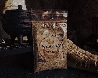 Prosperity Powder - Magical Powders and Herbal Blends, Magic, Witchcraft, Voodoo, Hoodoo, Rituals, Spiritual, Money Magic