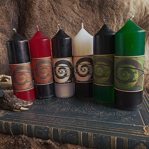 Reversal Candle - Reversal Magic, Witchcraft, Voodoo, Hoodoo, Magic, Candle Magic, 2 Color Candle