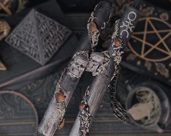 Hecate Beeswax Candle Set - Handmade Beeswax Candle, Magic, Altar, Rituals Tools, Witchcraft, Candle Magic