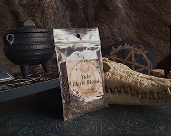 Yule Herb Mix - Magical Powders and Herbal Blends, Magic, Witchcraft, Wicca, Pagan, Rituals, Wheel of the Year, Incense