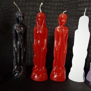 Figurine Candles - 9 Colors, Man Candle, Woman Candle, Couple Candle, Handmade, Magic, Witchcraft, Voodoo, Hoodoo, Rituals Candle