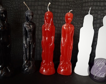 Figurine Candles - 9 Colors, Man Candle, Woman Candle, Couple Candle, Handmade, Magic, Witchcraft, Voodoo, Hoodoo, Rituals Candle