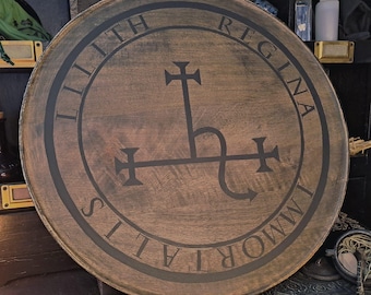 Lilith Altar Plate - Witchcraft, Spiritual, Ritual, Handmade