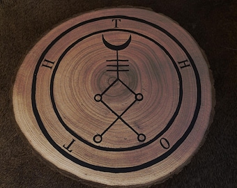 Thoth Altar Plate - Witchcraft, Handmade, Altar, Offering