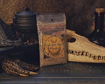 Lost And Away Powder - Magical Powders and Herbal Blends, Magic, Witchcraft, Voodoo, Hoodoo, Rituals