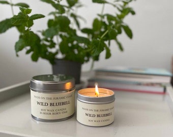 Wild Bluebell Scented Soy Wax Candle