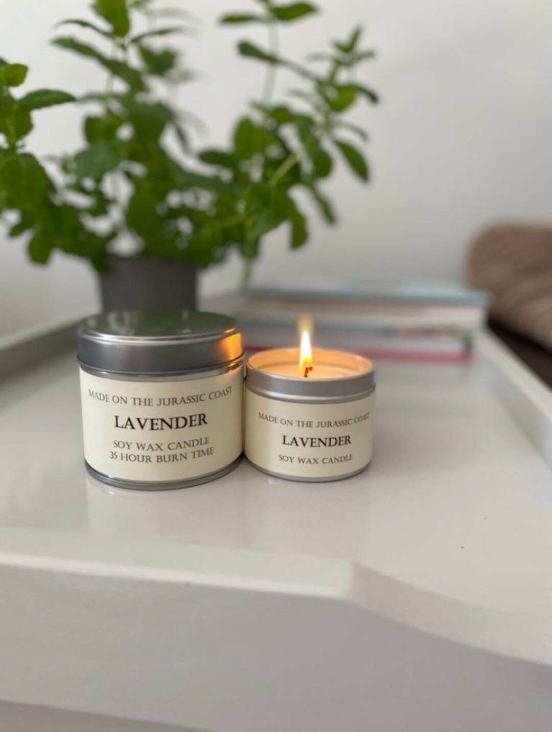 Lavender Scented Soy Wax Candle - Etsy