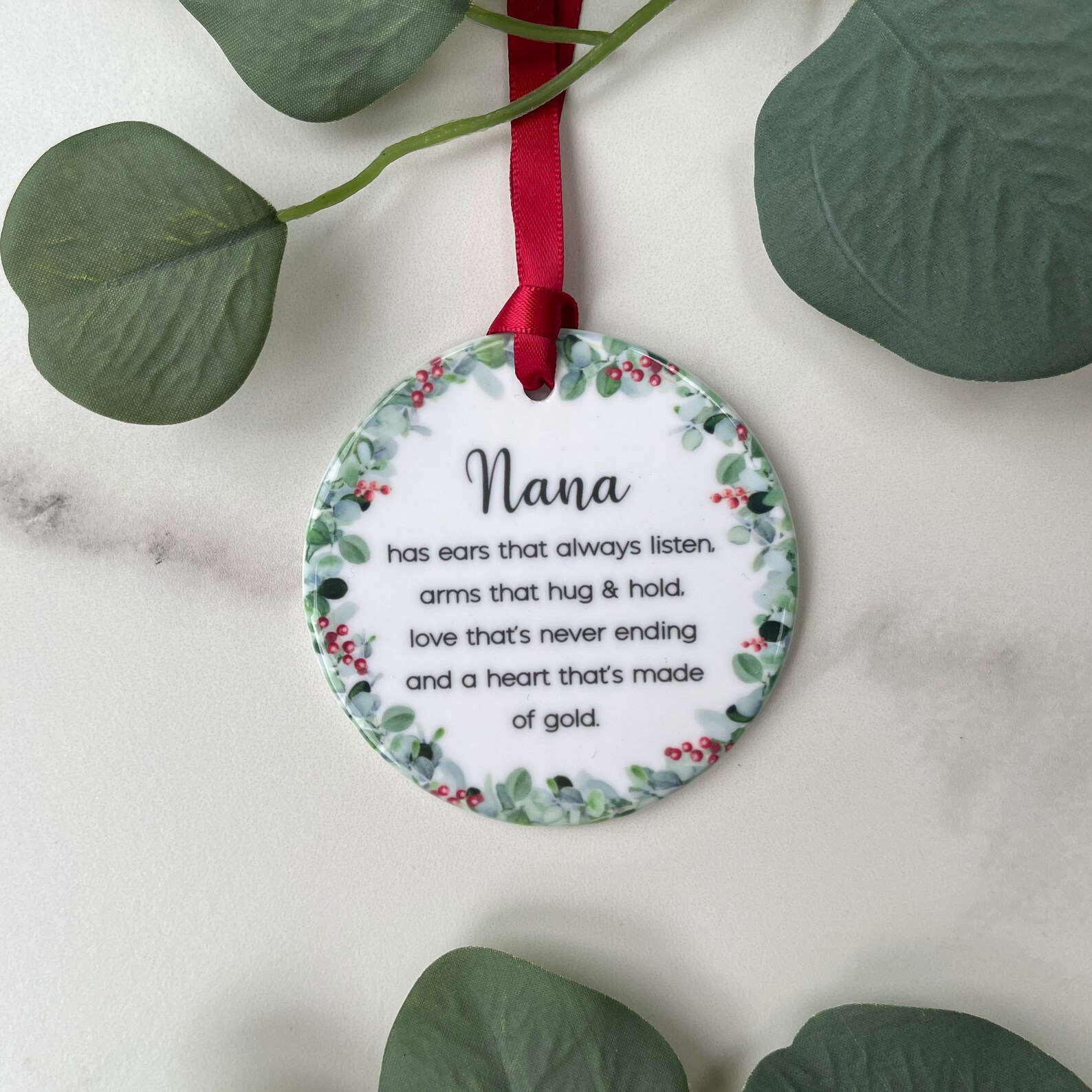 Christmas Gift for a Nana Christmas Decoration Nana | Etsy