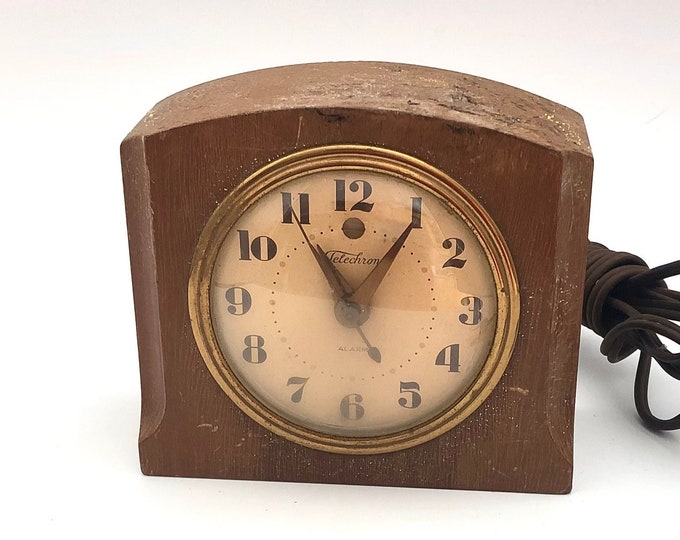 Working Original Vintage Telechron Electric Clock Model 7H157 Etsy