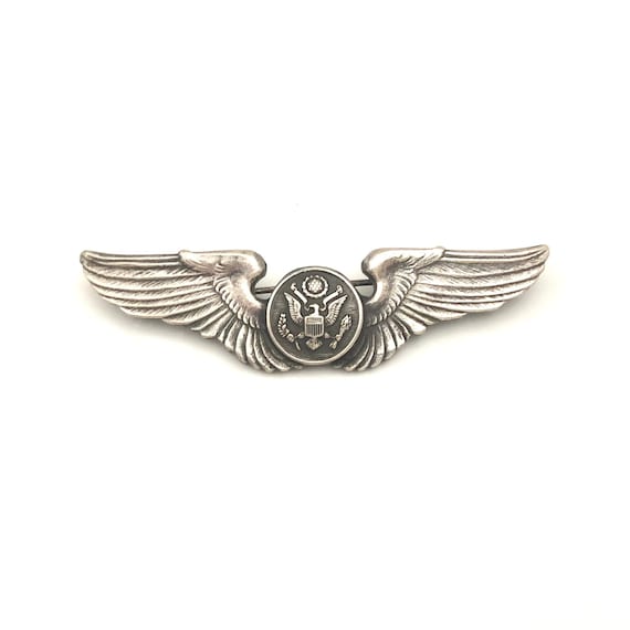 1940’s★ アメリカ陸軍航空隊 ★Air Crew Wing Pin★WW2 Vintage WW2 Authentic US Air Force Pilot Wings Pin WWII Badge