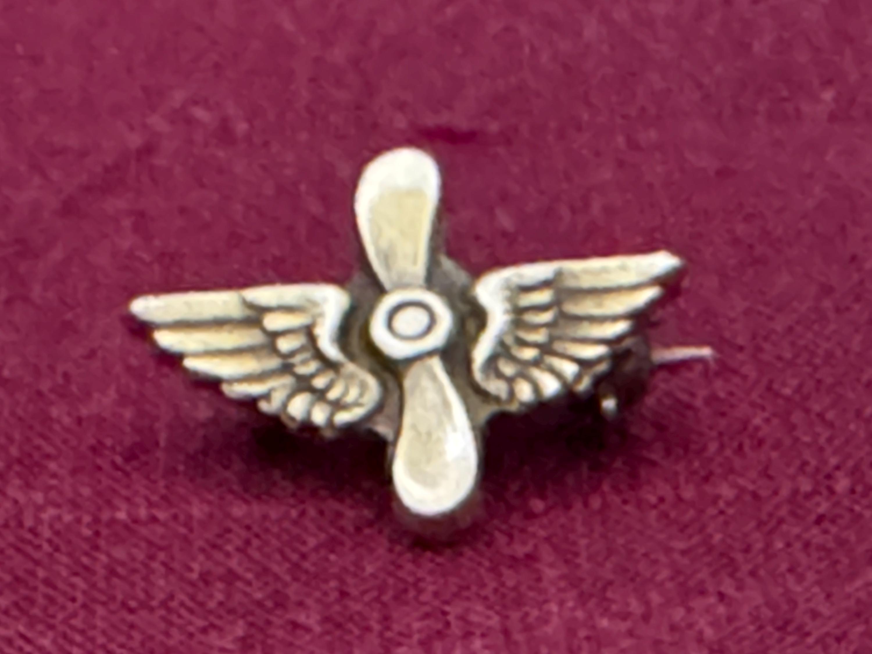 Vintage WWII 10K Gold Army Air Forces Wings Pin Sweetheart Aviation ...