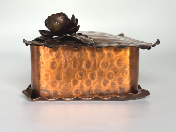 Gregorian Copper Hand Hammered Solid Copper Jewel… - image 5