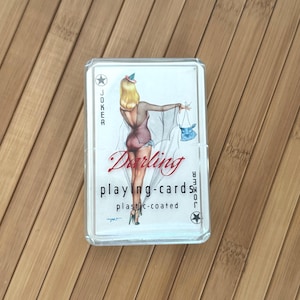 Darling Pin up Girl Playing Cards 1950s Vintage Complete Deck - Etsy