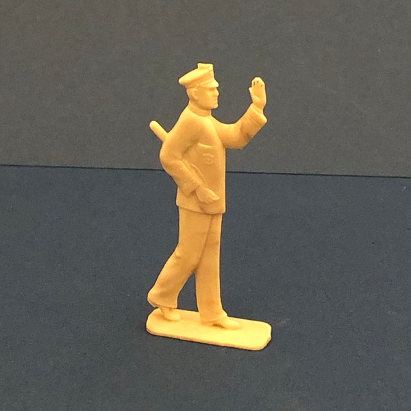 Cracker Jack 1947 Stand Up Premium Toy Prize Policeman Made by NOSCO Collectible Give Away