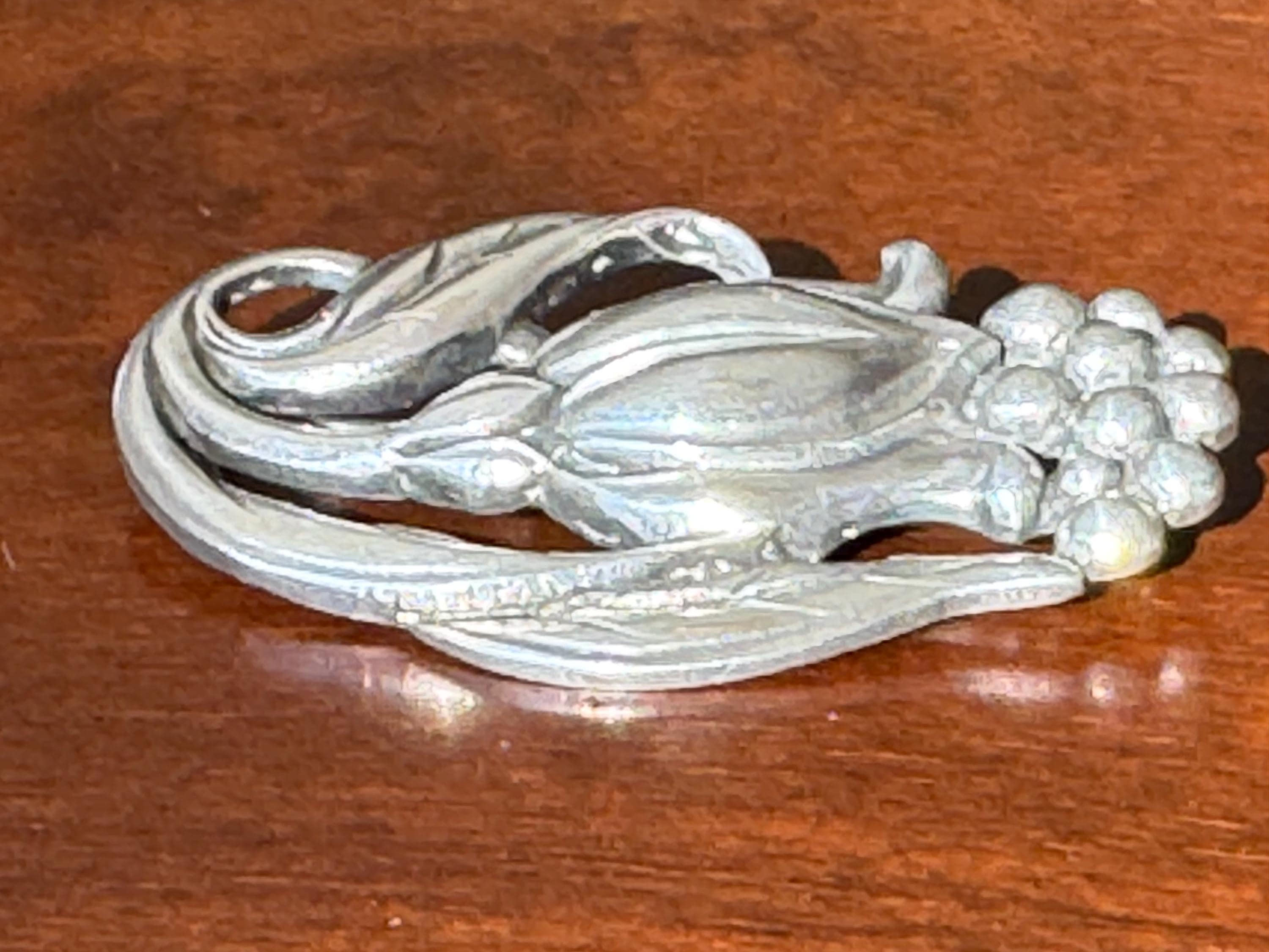 Viking Craft Albert Horwig Sterling Silver Tulip Brooch