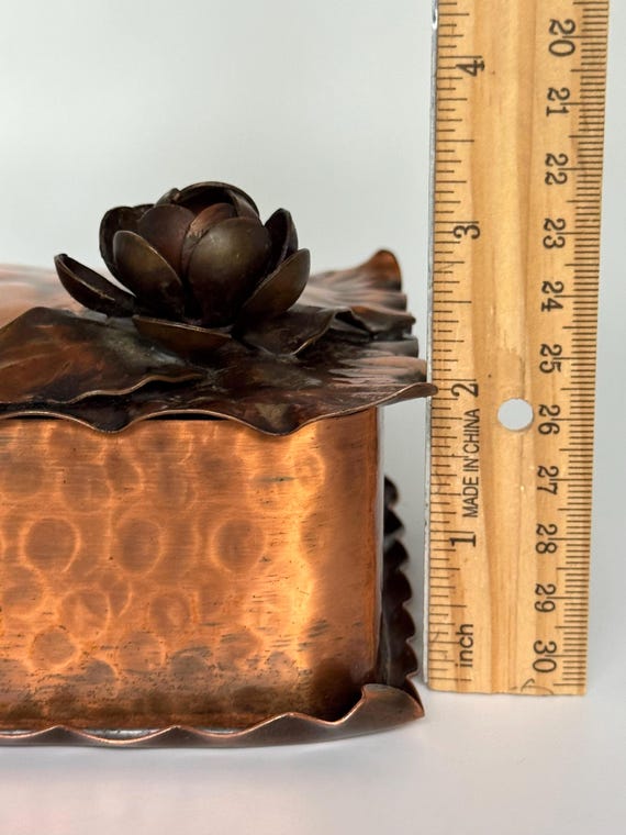 Gregorian Copper Hand Hammered Solid Copper Jewel… - image 10