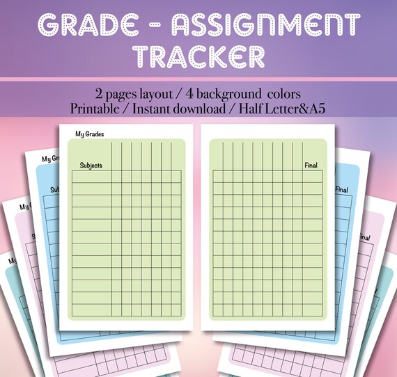 assignment grade tracker