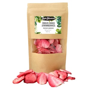 Freeze-Dried Strawberries 50 + Slices - Strawberry Slices