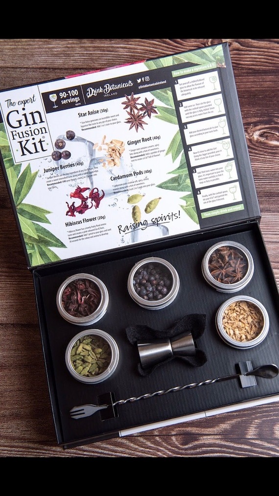 The Expert Gin Cocktail Fusion Kit Gin and Tonic Botanicals / Spices Gin  Kit Gin Spices LIMITED STOCK 