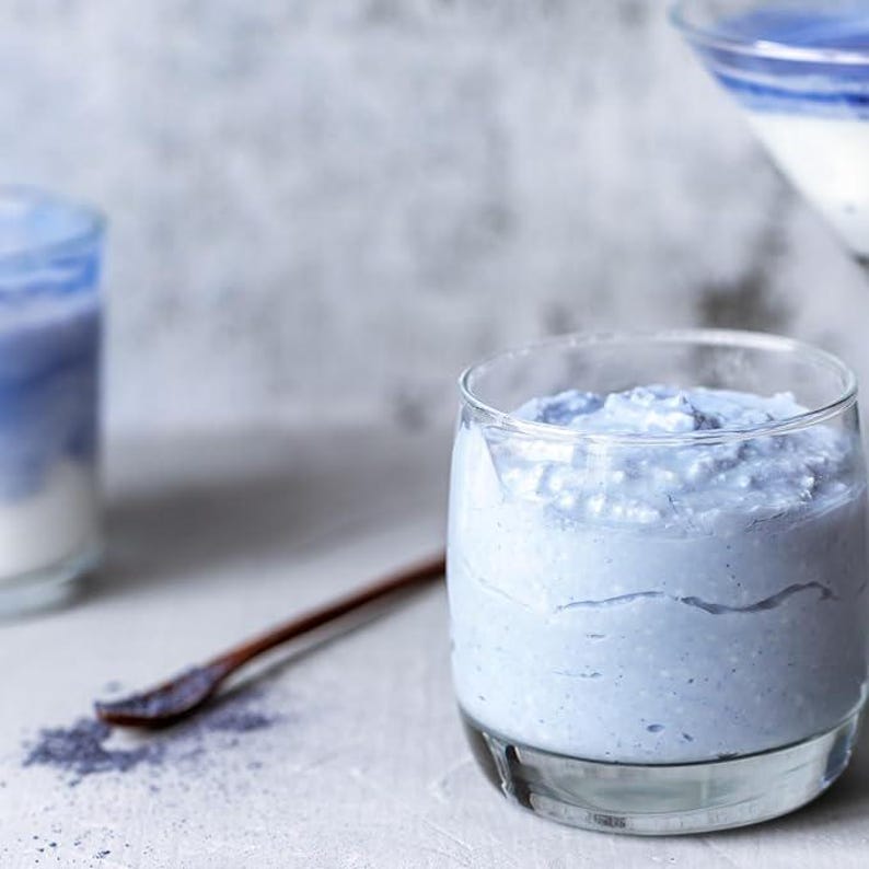 Drink Botanicals Premium Grade Blue Matcha Powder. Blue Matcha Coffee Latte, Tea, Baking Blue Food Coloring. 45+Servings, 45 Grams,1.058 Oz image 6