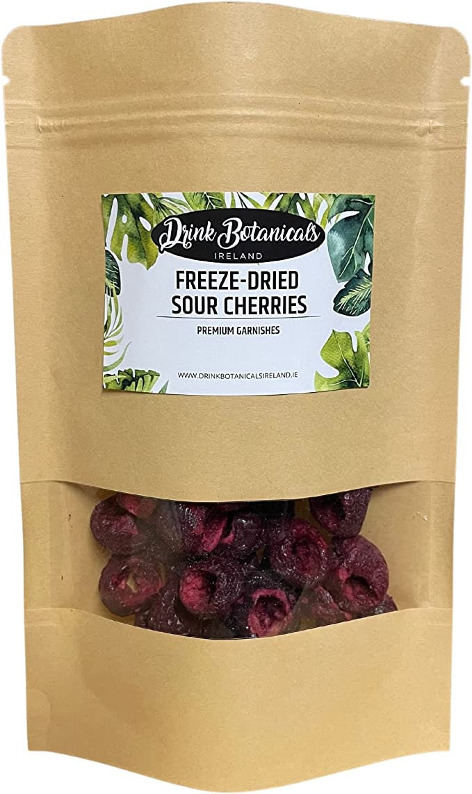 Freeze Dried SourCherries | 100% Natural | 20 + Servings | No Added Sugar | Gluten Free | Fresh Dehydrated Frozen Cherries| 35 Grams