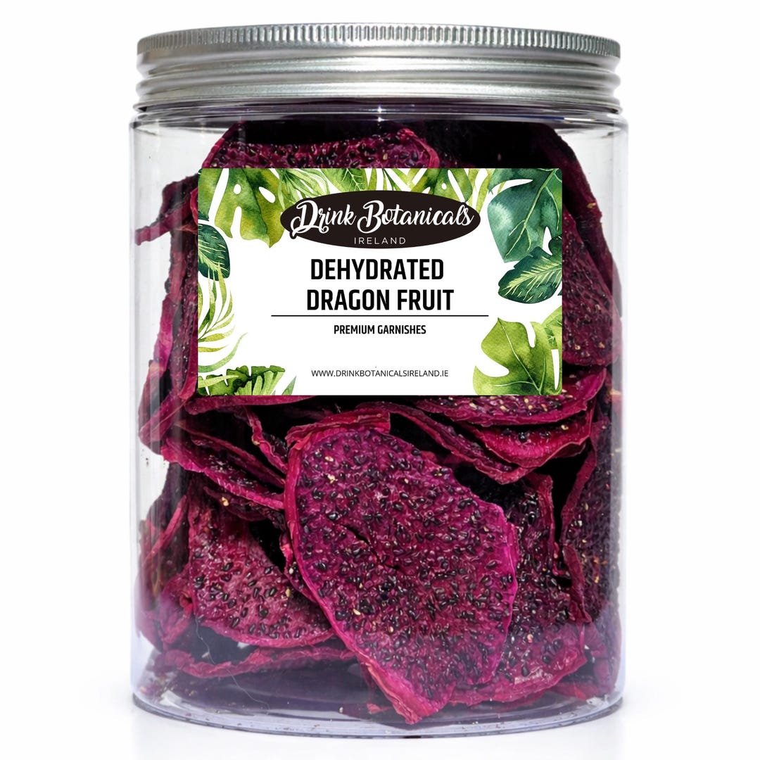Drink Botanicals Ireland Dried Dehydrated Purple Dragon Fruit Slices ...