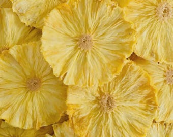 Dried Pineapple Flower Slices / Rings  (100g)