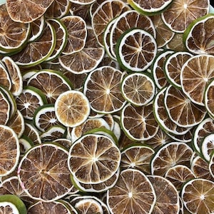Drink Botanical Ireland Dehydrated Dried Lime Slices. Dried Limes For Cocktails. 100% Natural Lime Wheels. 45 + Servings 100 Grams Pack