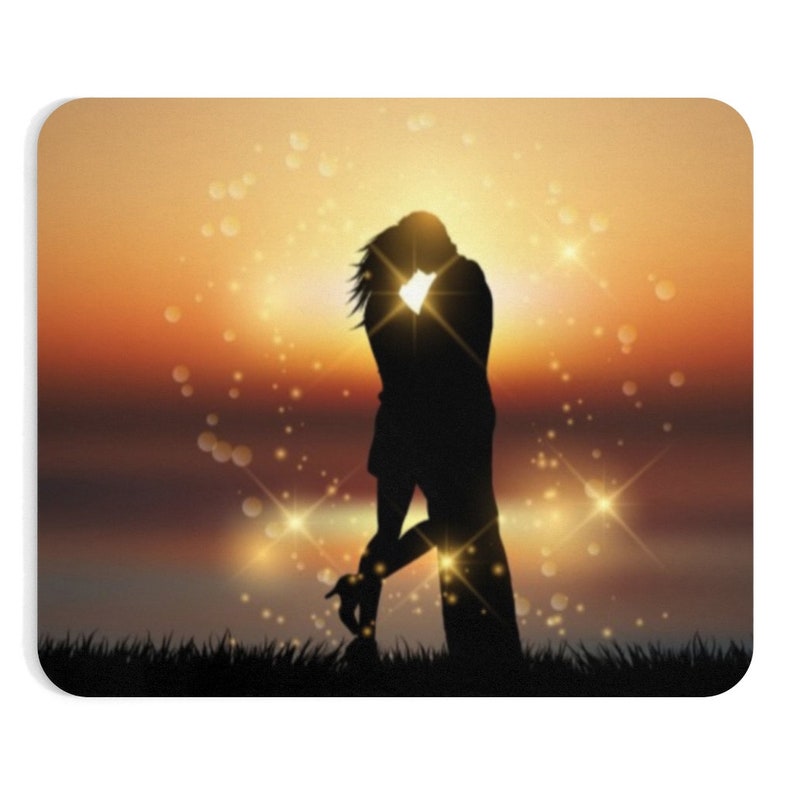 Magical Moment Full Print Mousepad,Falling in Love Unique Rubberised Mousepad,Superfine and Durable OfficeDesk Accessories