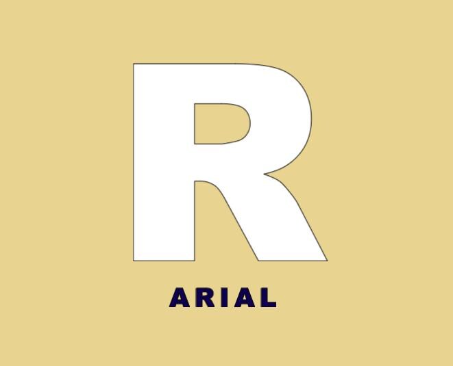 Letter Stencil 'R' / English Alphabet Stencils / DIY - Etsy