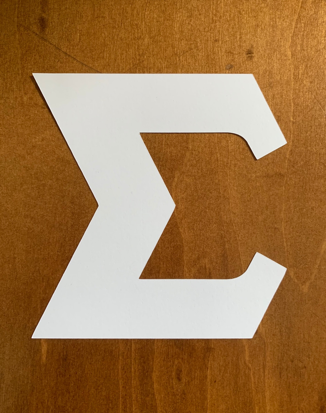 Free Printable Greek Letter Sigma Stencil