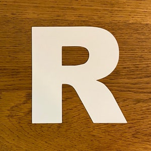 Letter Stencil 'R' / English Alphabet Stencils / DIY - Etsy