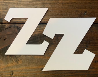 Zeta Greek Letter Stencil / Sorority & Fraternity / DIY
