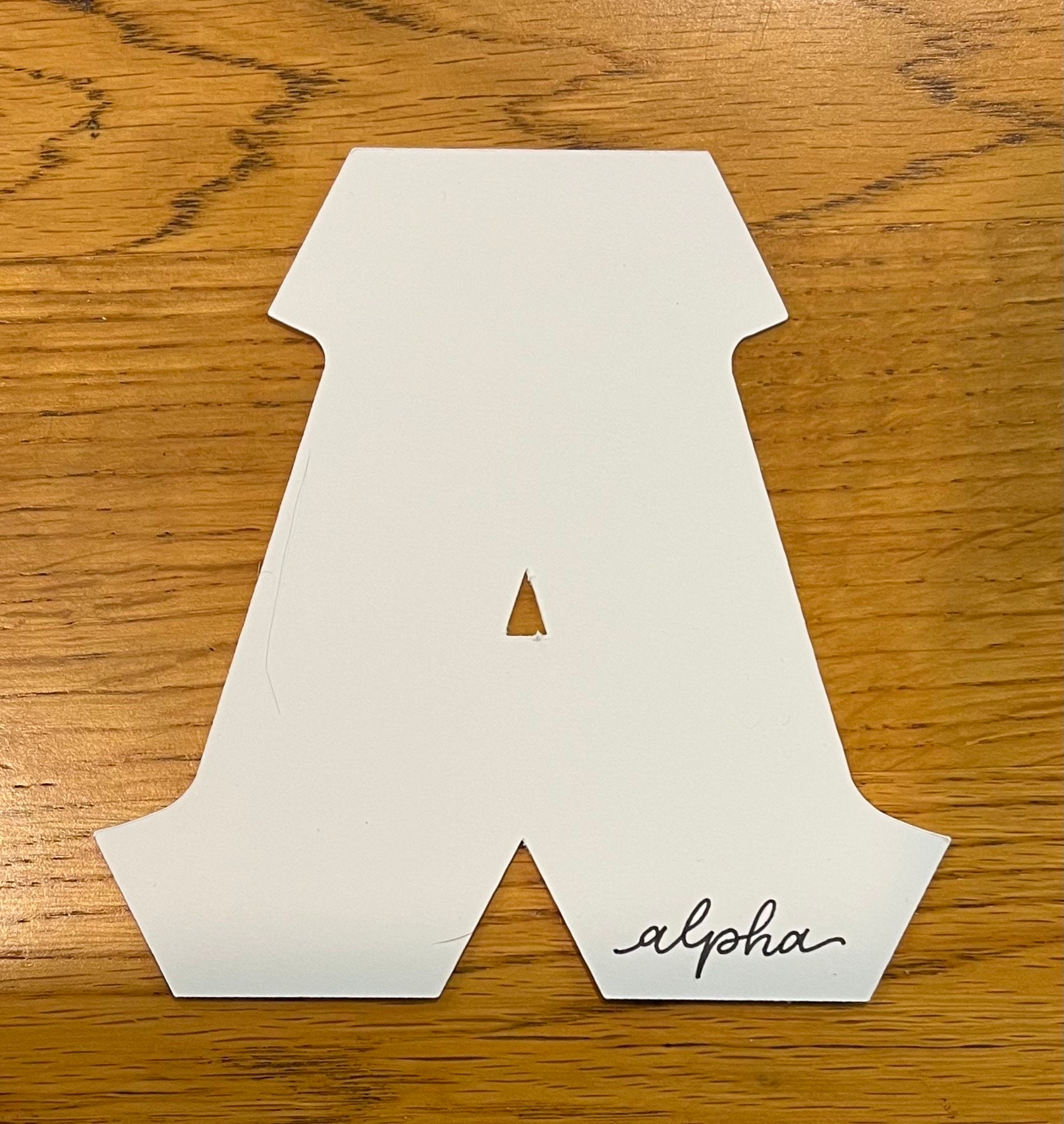 Alpha Greek Letter Stencil / Sorority & Fraternity / DIY - Etsy alpha-greek-letter-stencil-sorority-fraternity-diy-etsy