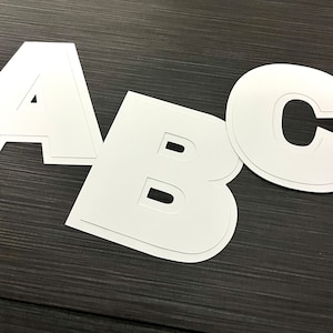 Full Set of English Alphabet Stencils - Multiple Font Options - Multiple Sizes - DIY