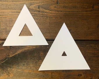 Delta Greek Letter Stencil / Sorority & Fraternity / DIY