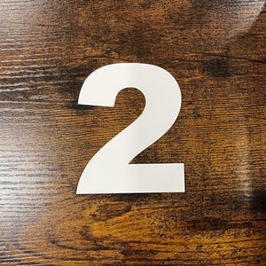 Number Stencil &#39;2&#39; / English Alphabet Stencils / DIY