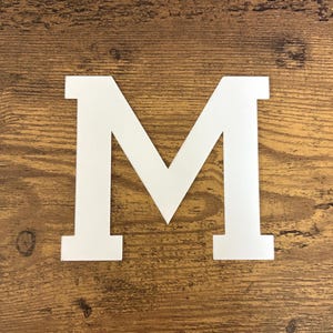 Letter Stencil 'M' / English Alphabet Stencils / DIY